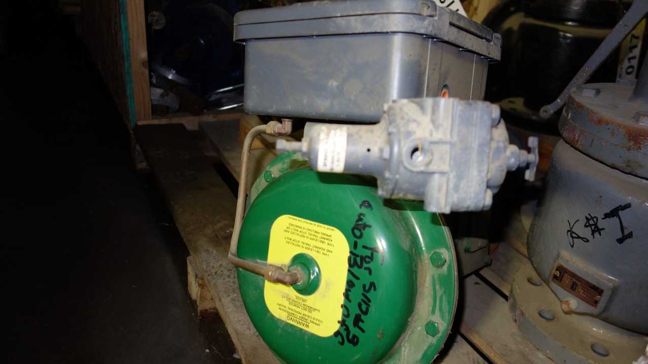FISHER 8556-1052 3IN STEEL BUTTERFLY CONTROL VALVE - CONTROL VALVE