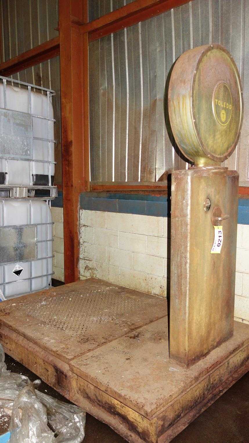 TOLEDO 2191 6500LB MANUAL FLOOR SCALE - SCALES TOLEDO 2191 6500LB MANUAL FLOOR SCALE - SCALES