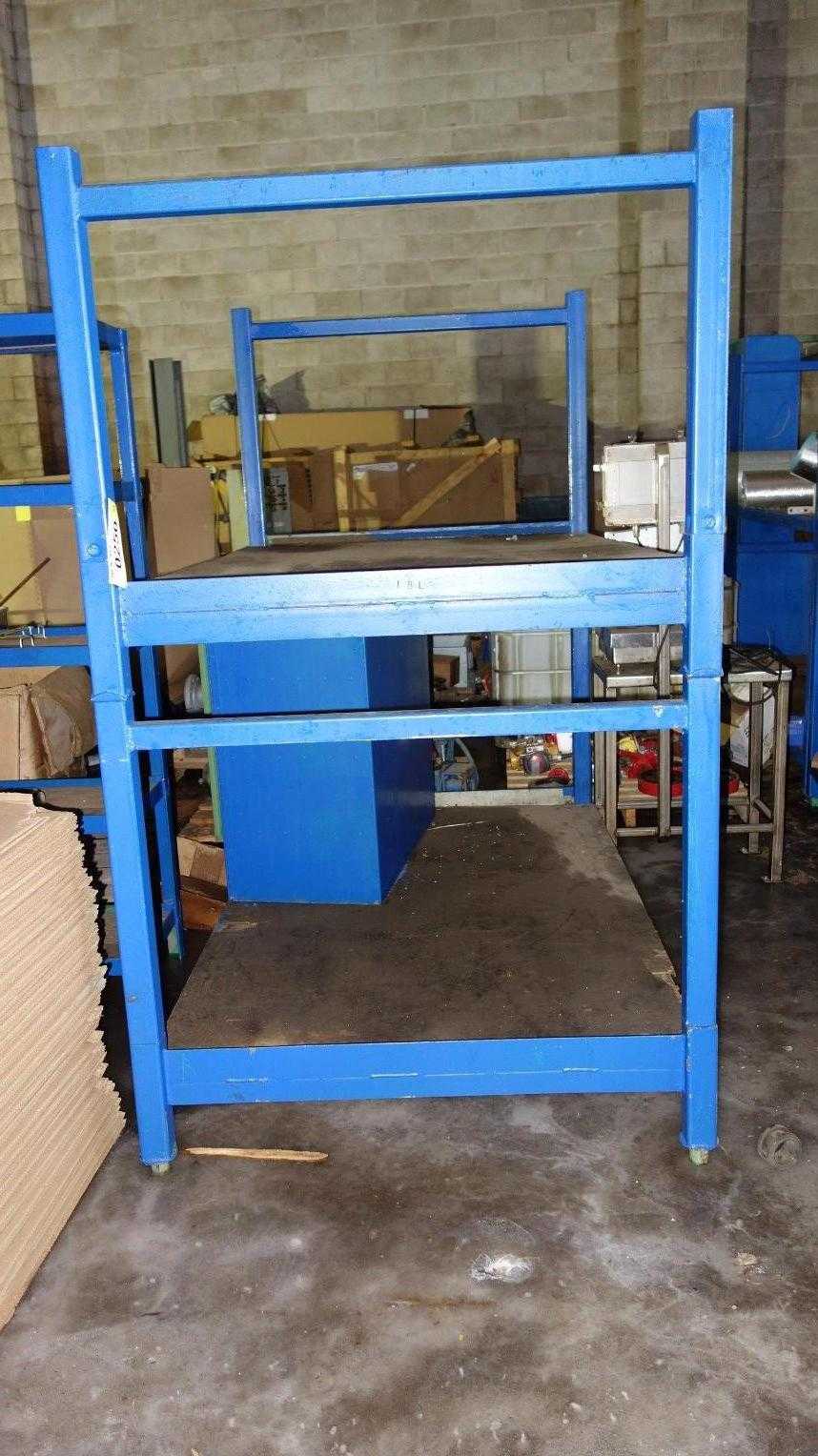 1 SECTION OF STEEL RACKING - SHELVING 1 SECTION OF STEEL RACKING - SHELVING