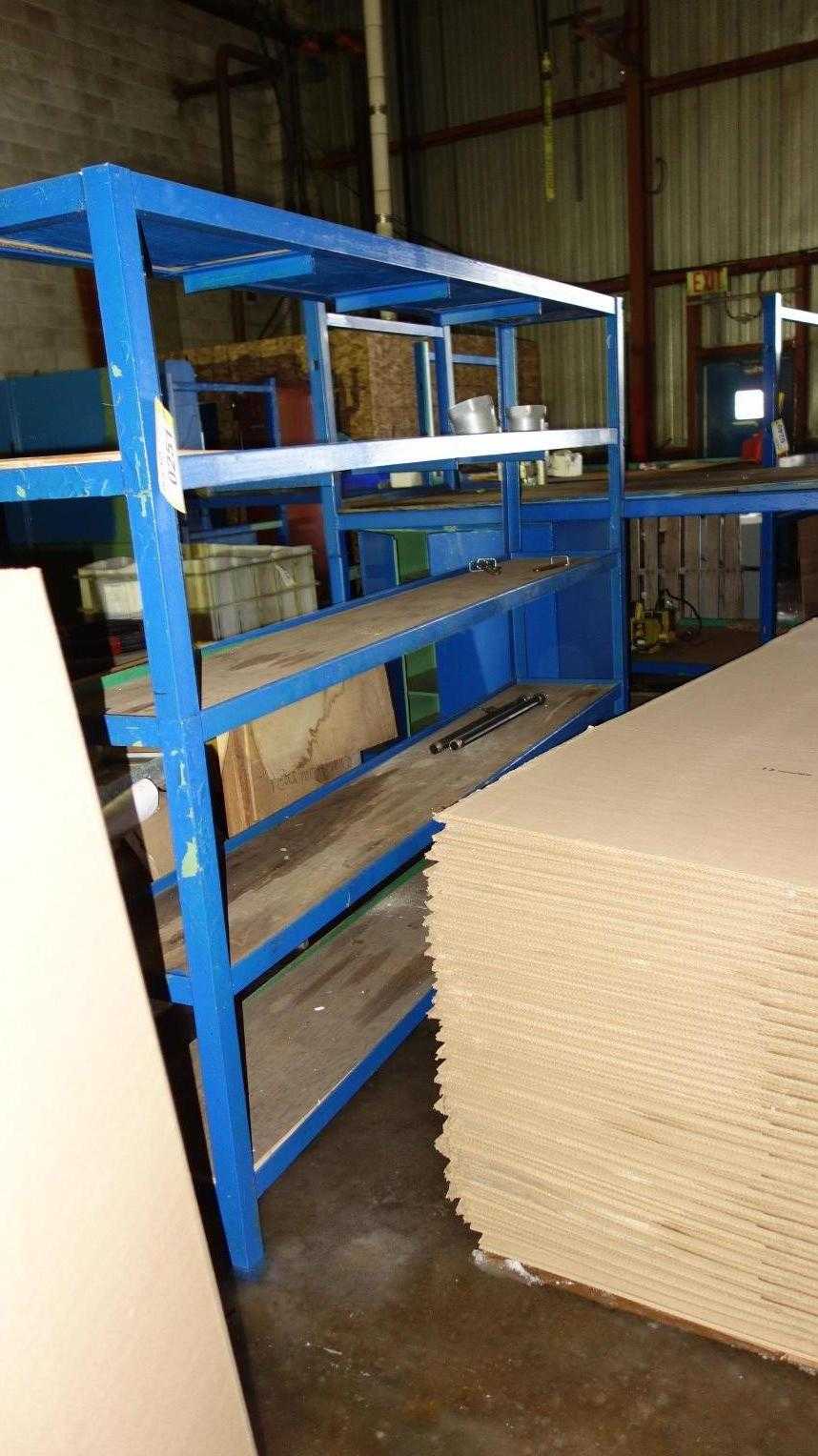STEEL 4 SHELF SHELVING - SHELVING