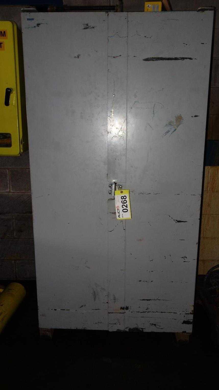 STEEL 4 SHELF CABINET W/ CONTENTS - TOOL STORAGE STEEL 4 SHELF CABINET W/ CONTENTS - TOOL STORAGE