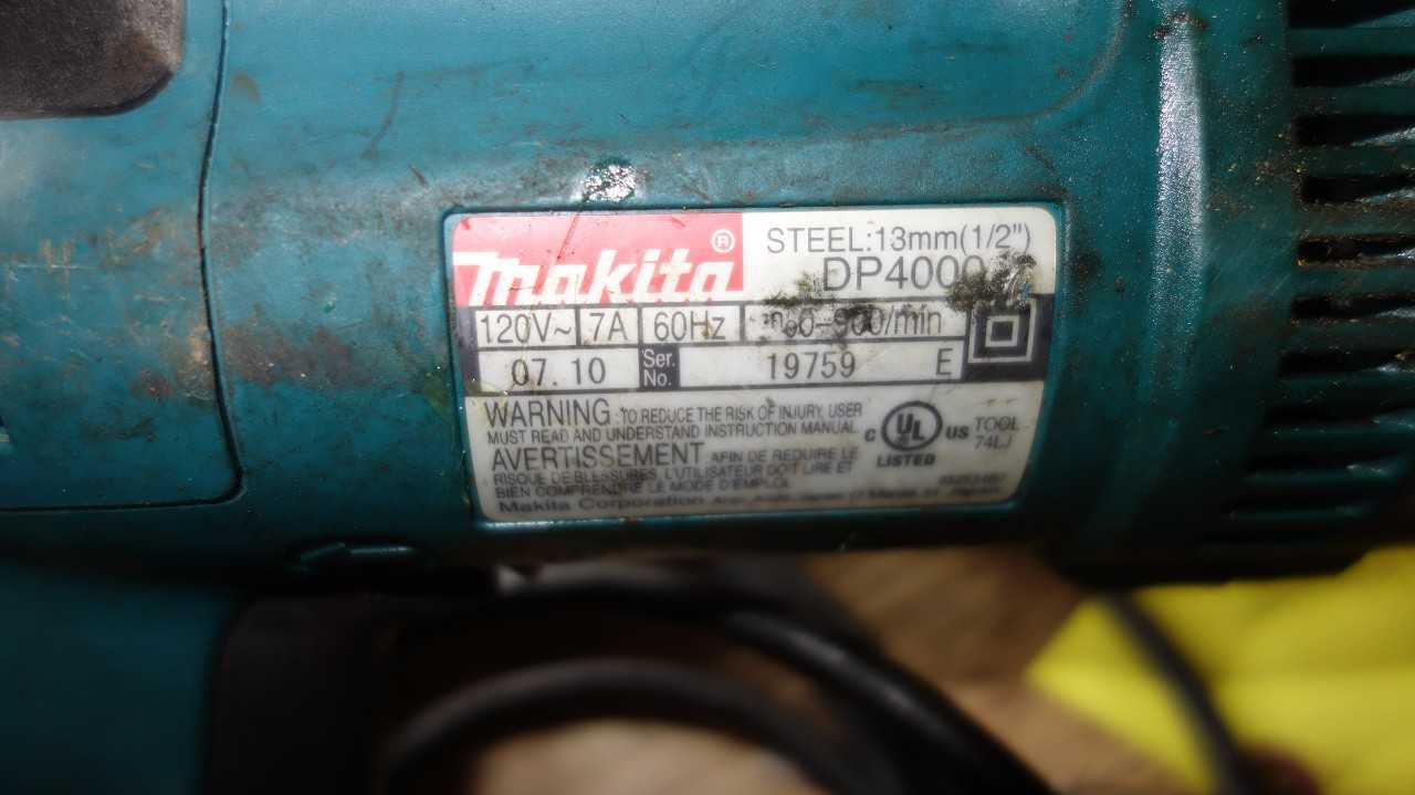 MAKITA DP4000 120V-AC 1/2IN DRILL - ELECTRIC POWER TOOLS