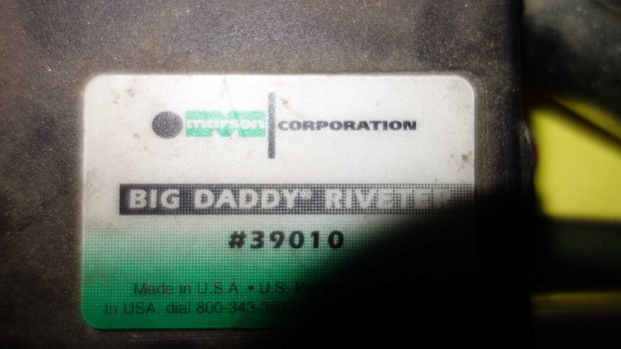 MARSON 39010 BIG DADDY RIVETER - HAND TOOLS