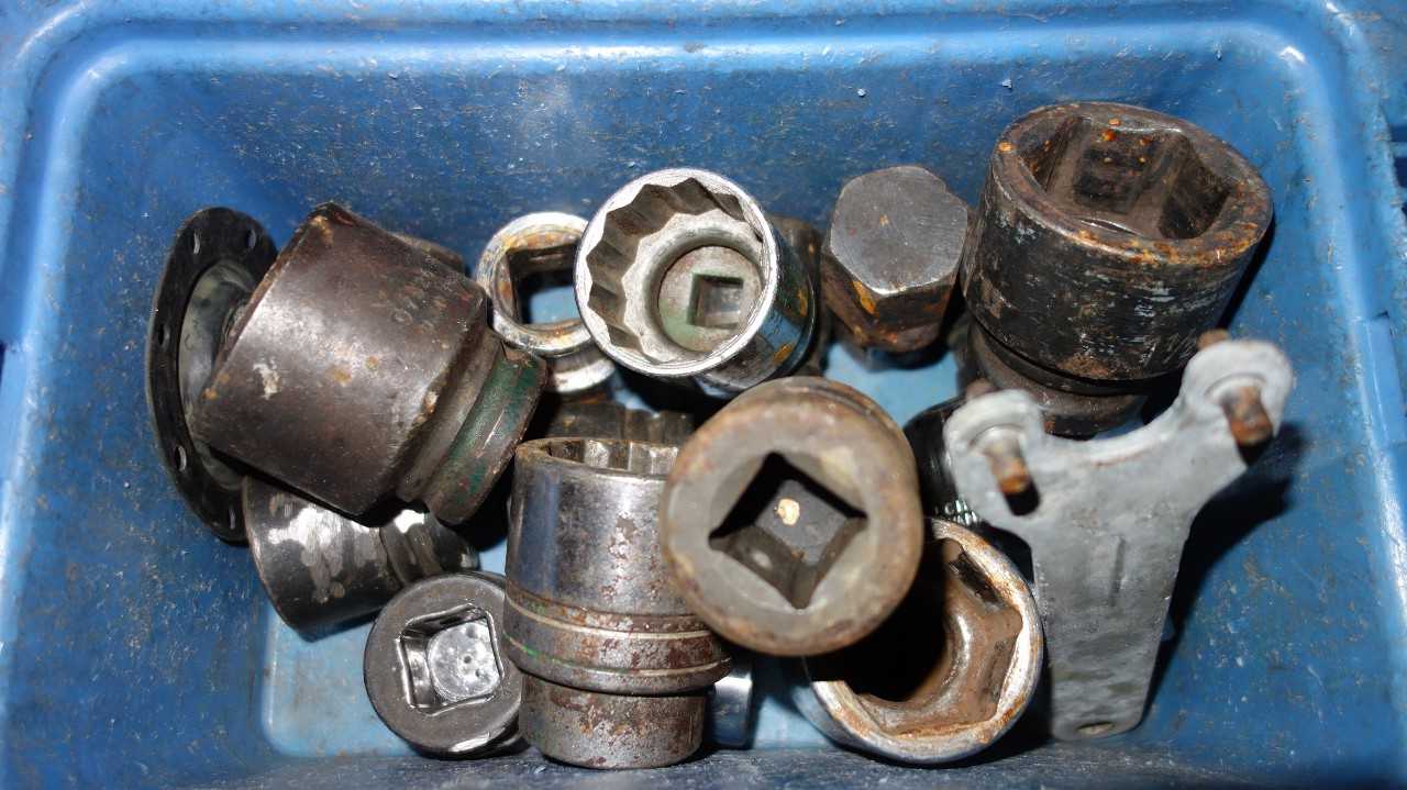 ASSORTED LOT OF PROTO HEX SOCKETS - ELECTRIC POWER TOOLS