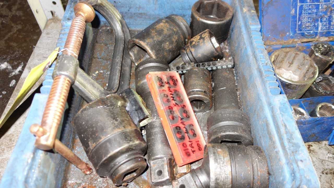 LOT OF ASSORTED HEX SOCKETS, WRENCH SET, ALLEN KEYS, WESTWARD, PROTO - ELECTRIC POWER TOOLS