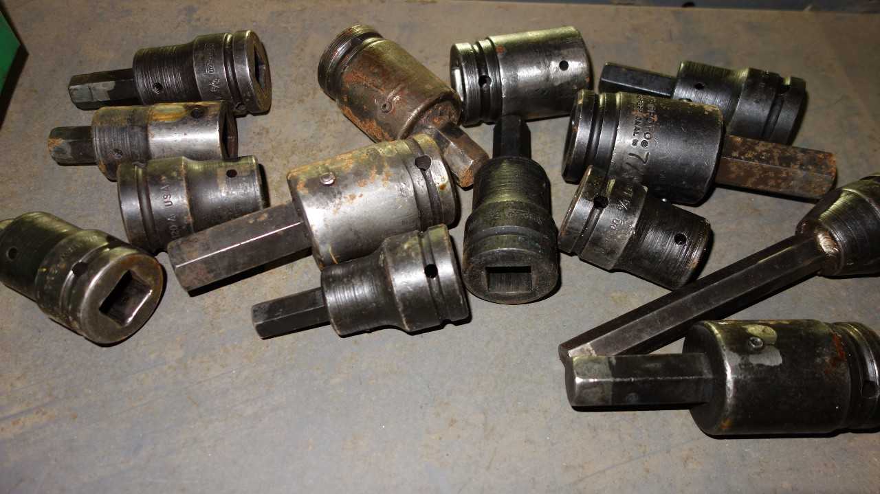 LOT OF ASSORTED ALLEN KEY HEX SOCKETS, PROTO, SNAP ON - ELECTRIC POWER TOOLS