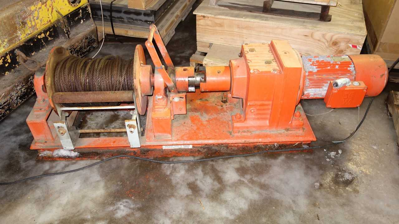 JEAMAR 7.50HP 575V-AC ELECTRICAL LIFTING PULLING WINCH - MATERIAL HANDLING