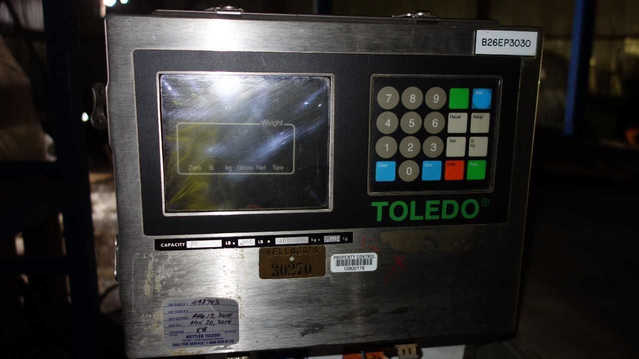TOLEDO 8142 20LB 120V-AC DIGITAL SCALE - SCALES