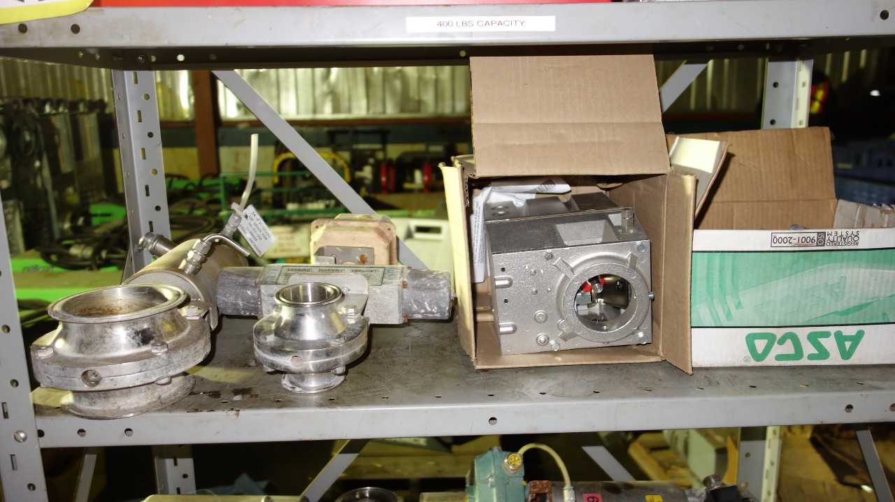 LOT OF ASSORTED VALVE REPLACEMENT PARTS, SOLENOID VALVES, ASCO, HONEYWELL - INDUSTRIAL PARTS