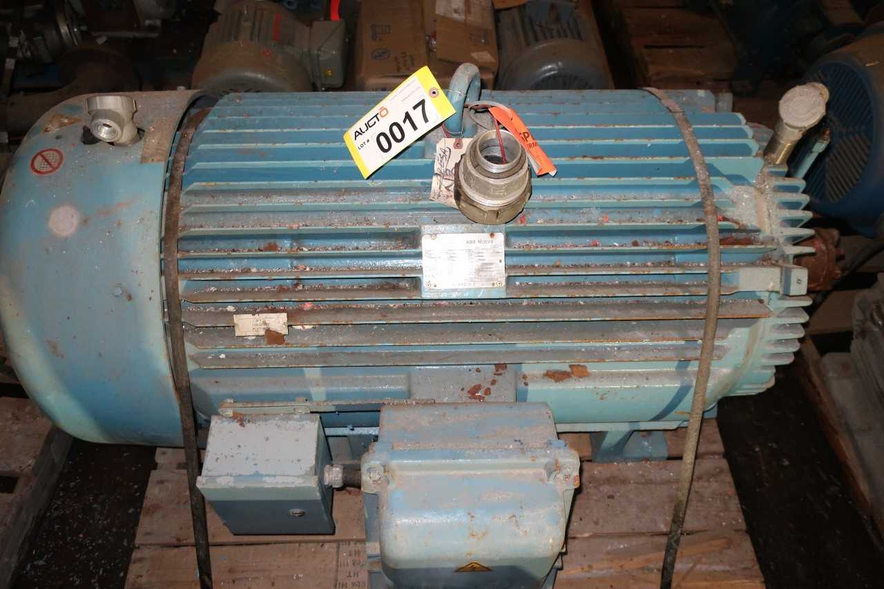 ABB 449TS 250HP 575V-AC ELECTRIC MOTOR - ELECTRIC MOTORS