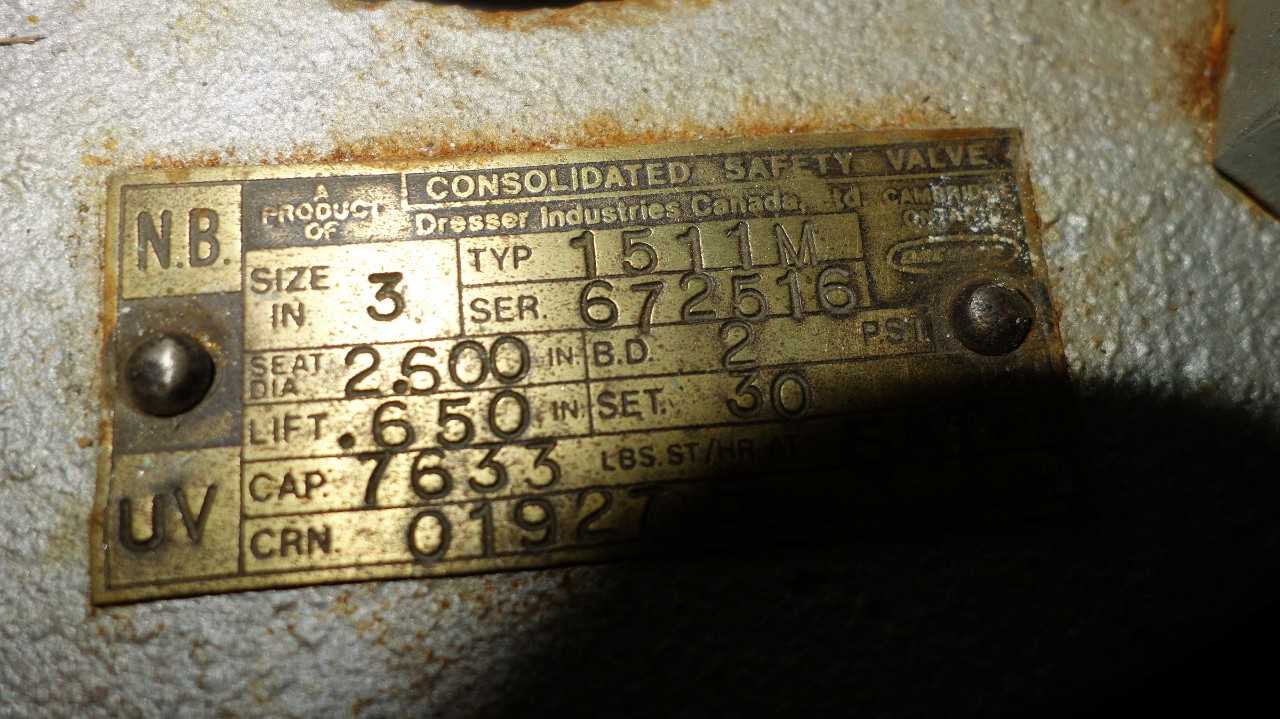 NEW CONSOLIDATED 1511M 3IN 30PSI STEEL PRESSURE RELIEF VALVE - RELIEF VALVE