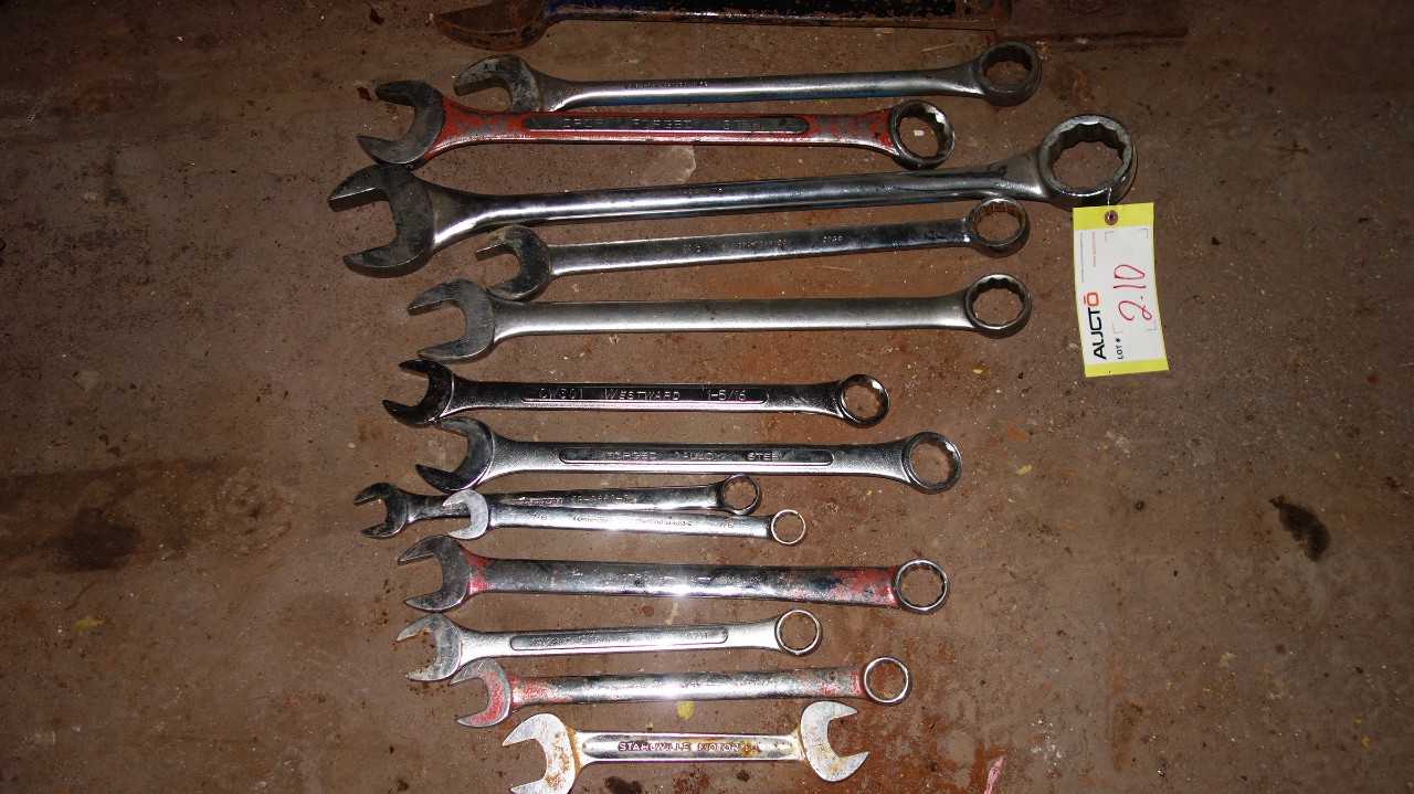 LOT OF ASSORTED HAND WRENCHES, SNAP ON, GRAY, PROTO - HAND TOOLS
