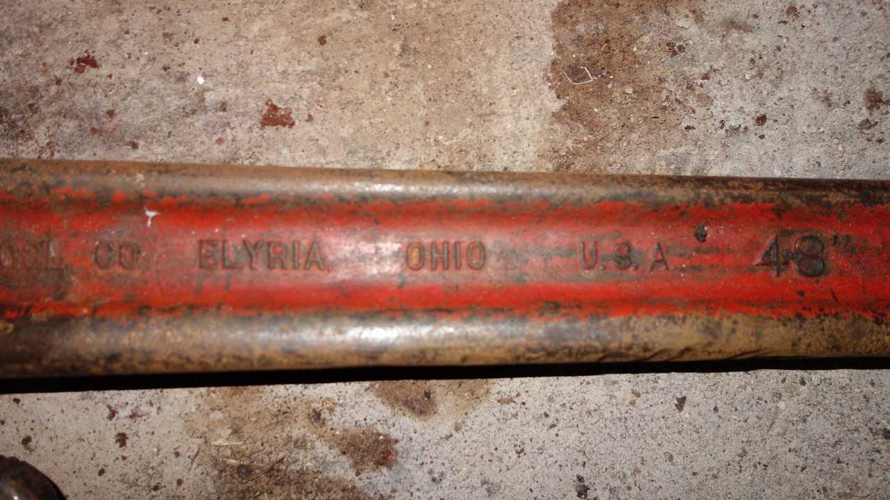 RIDGID 48IN PIPE WRENCH - ELECTRIC POWER TOOLS