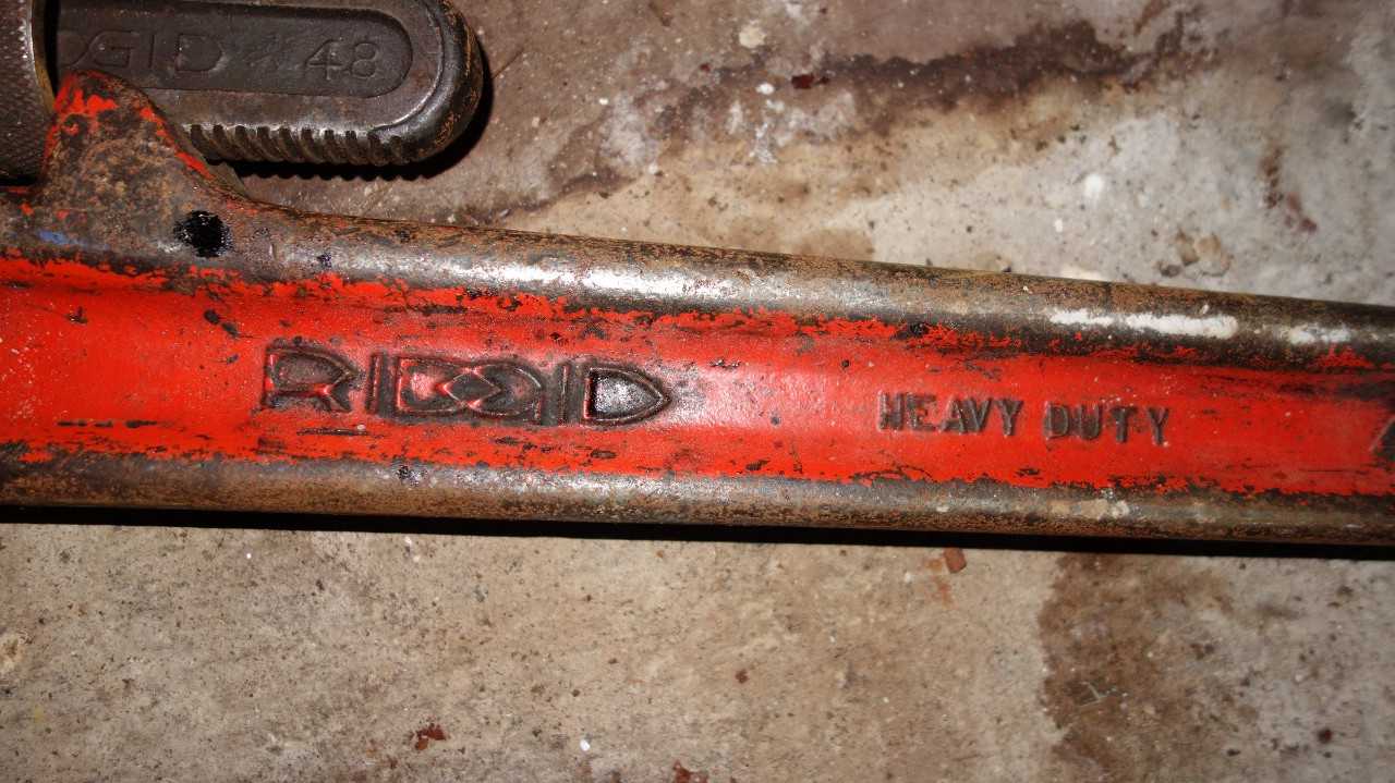 RIDGID 48IN PIPE WRENCH - ELECTRIC POWER TOOLS