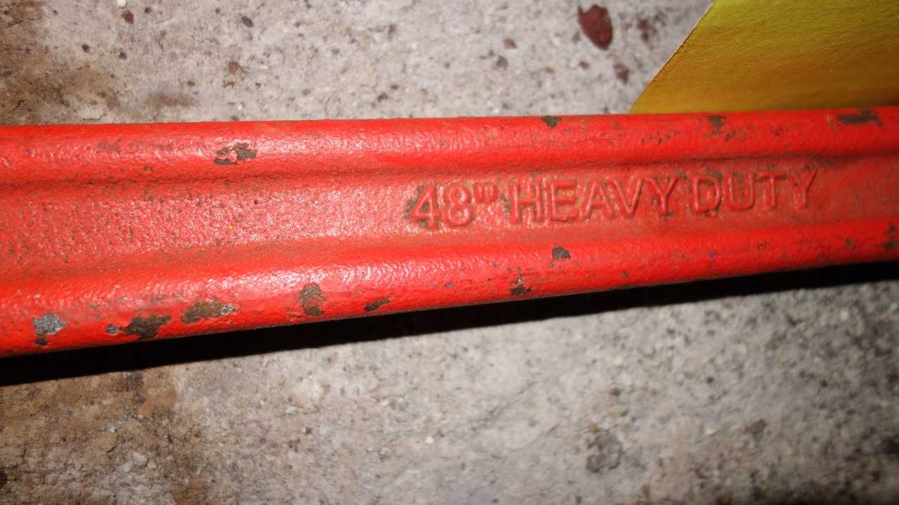 RIDGID 48IN PIPE WRENCH - HAND TOOLS