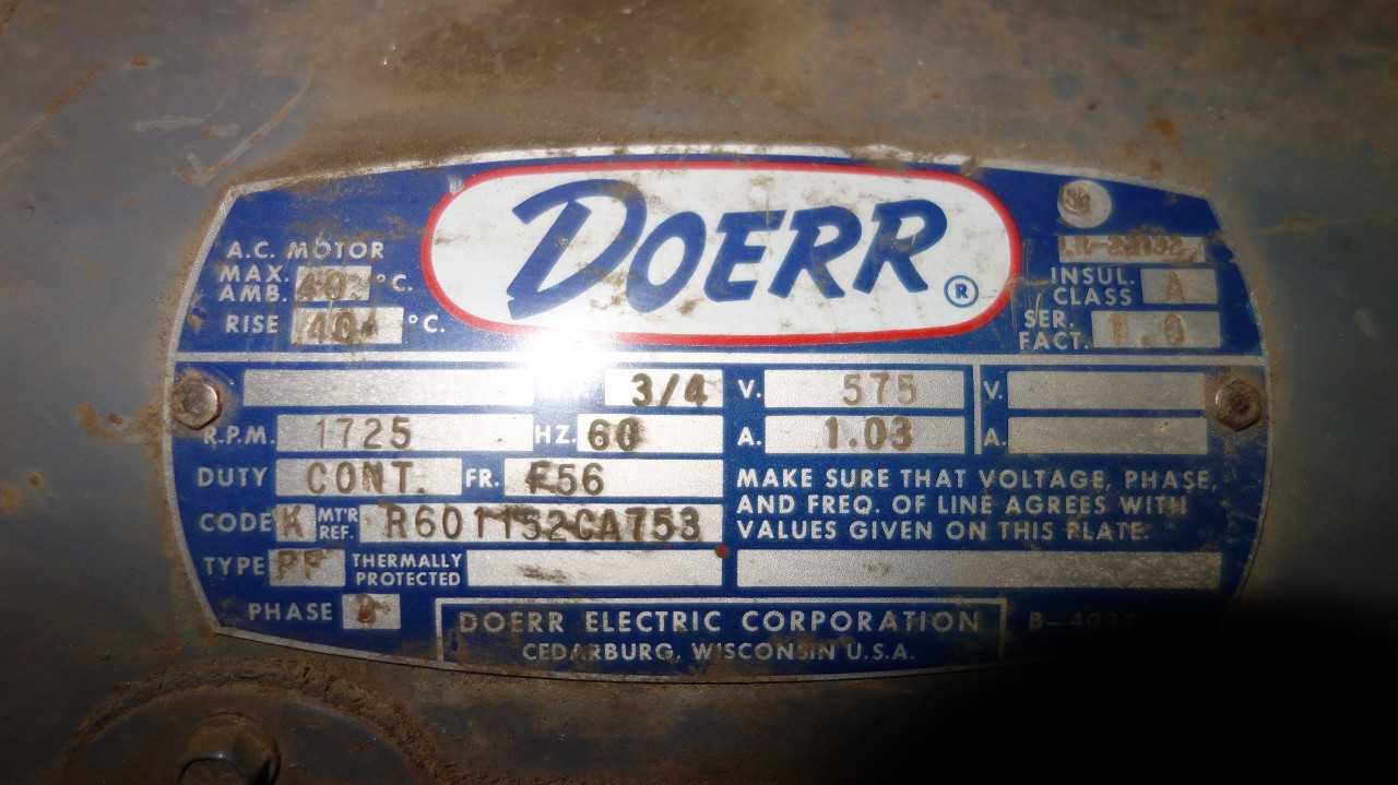 1 CRATE OF ASSORTED ELECTRIC MOTORS, 1/5HP - 5HP, DOERR, BROOK CROMPTON, WEG - ELECTRIC MOTORS