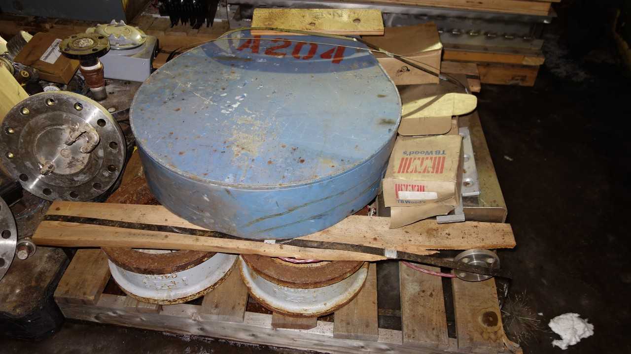 1 PALLET OF ASSORTED POWER TRANSMISSION, SPROCKETS, PULLEYS, REDUCER, TB WOODS - POWER TRANSMISSION