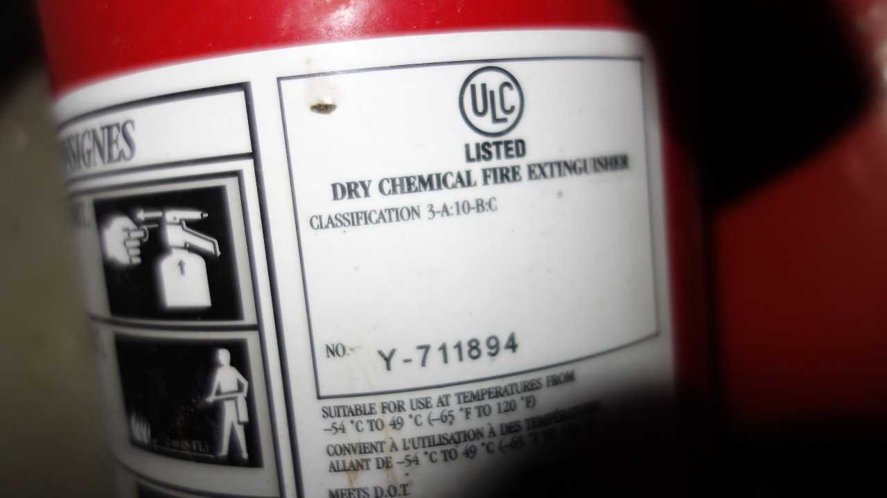 CRATE OF SAFETY FIRE EXTINGUISHERS - SAFETY EQUIPMENT