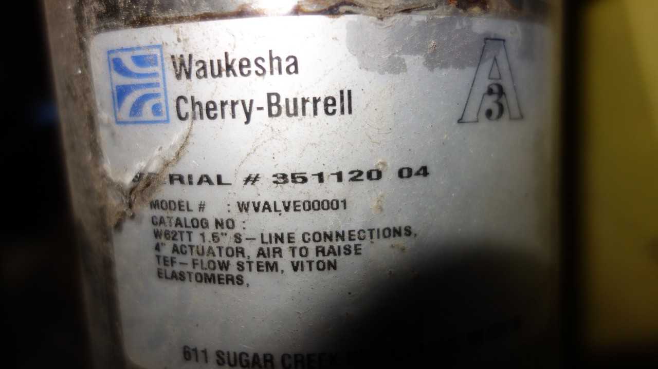 PALLET OF ASSORTED STAINLESS SANITARY BUTTERFLY VALVES, WAUKESHA - FOOD & BEVERAGE