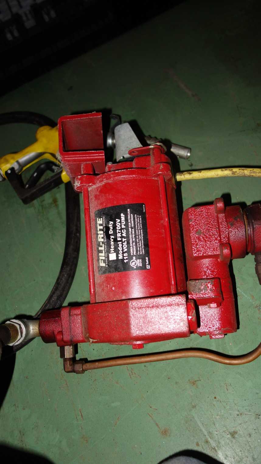 FILL-RITE FR700V 11/2HP 15V-AC AC FUEL TRANSFER GAS PUMP - INDUSTRIAL PARTS