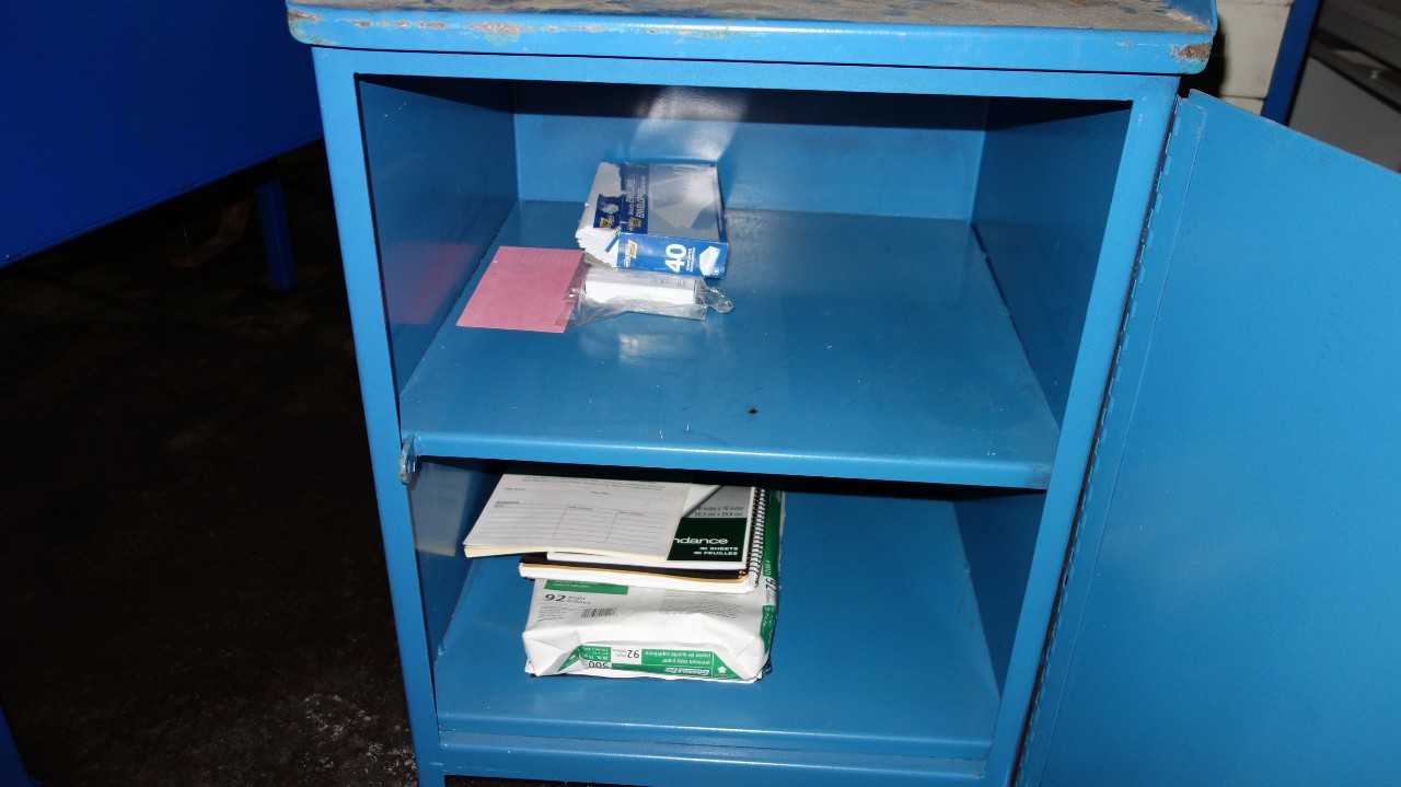2 SHELF STEEL CABINET - TOOL STORAGE