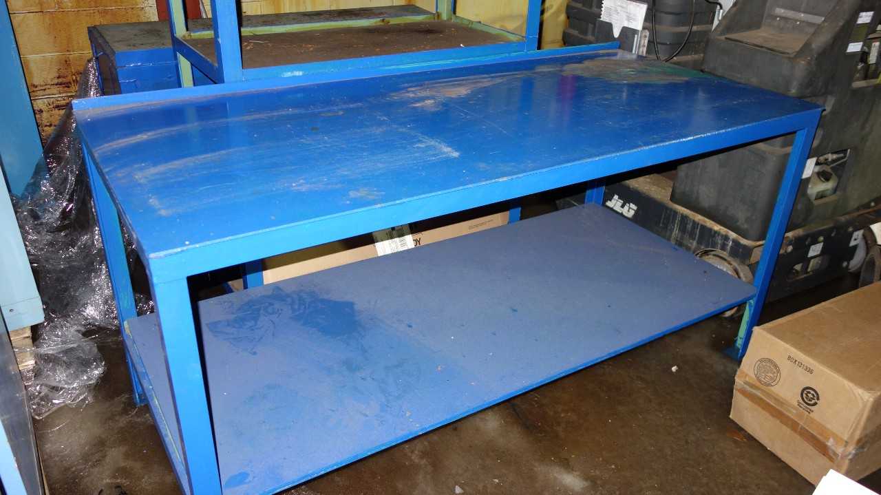 STEEL TOOL WORK TABLE - TOOL STORAGE