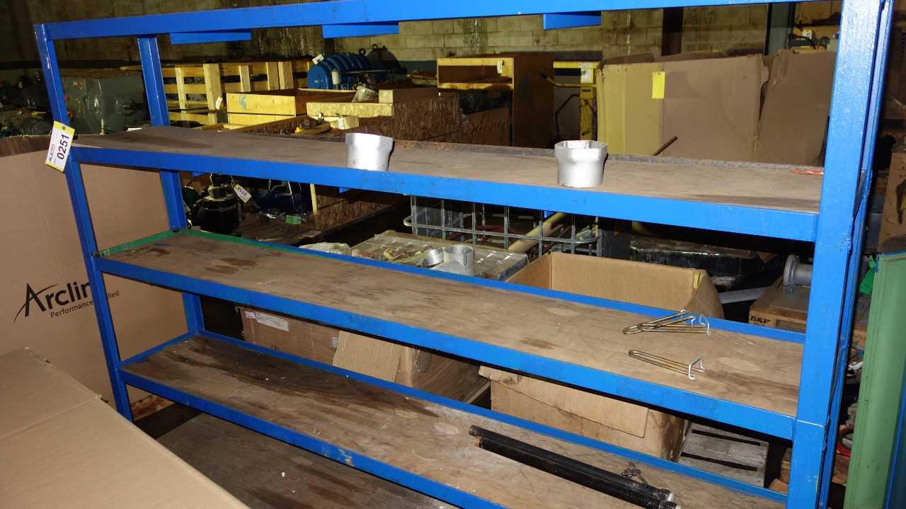 STEEL 4 SHELF SHELVING - SHELVING