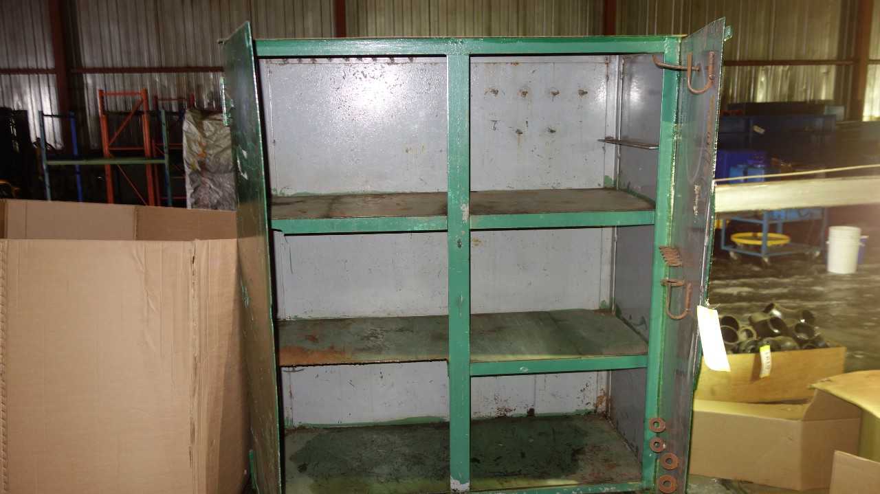 STEEL 2 DOOR 3 SHELF CABINET - TOOL STORAGE