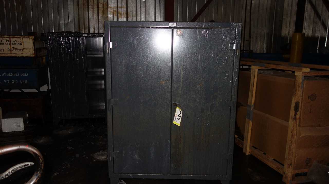 STRONG HOLD 45-243G 4 SHELF 2 DOOR STEEL CABINET - TOOL STORAGE