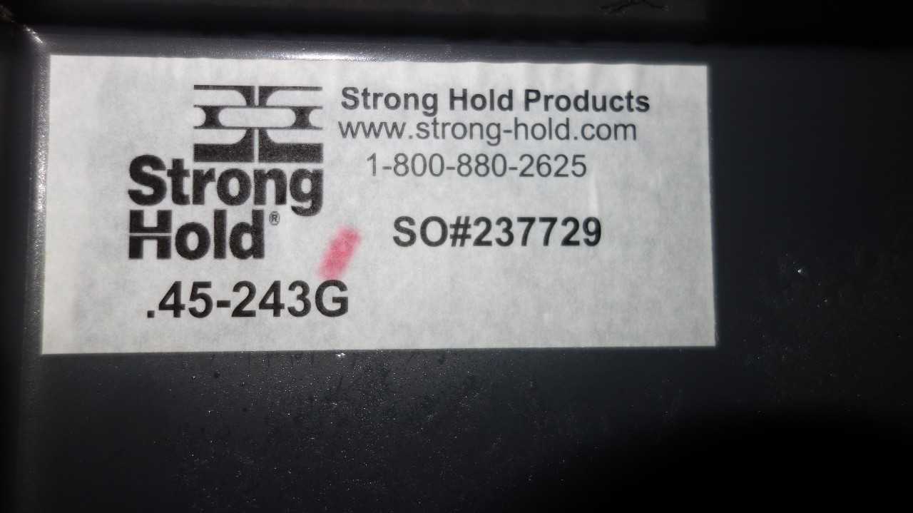 STRONG HOLD 45-243G 4 SHELF 2 DOOR STEEL CABINET - TOOL STORAGE