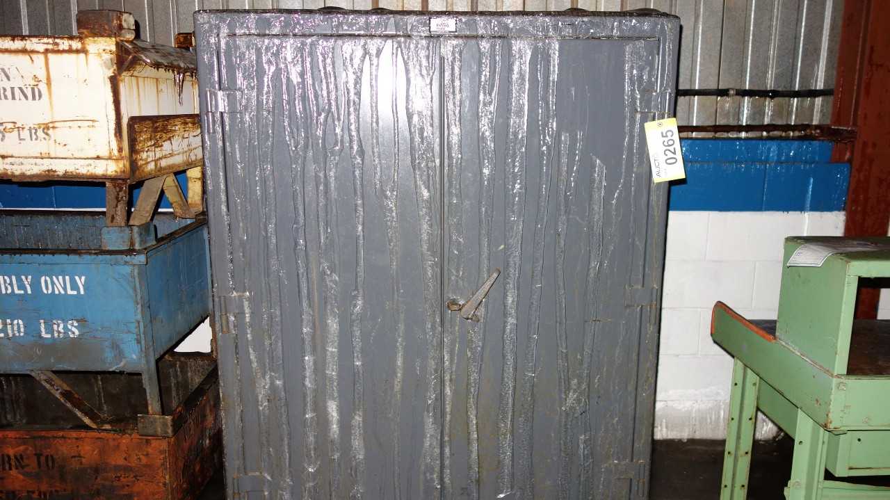STRONG HOLD 45-243GPP 4 SHELF 2 DOOR STEEL CABINET - TOOL STORAGE