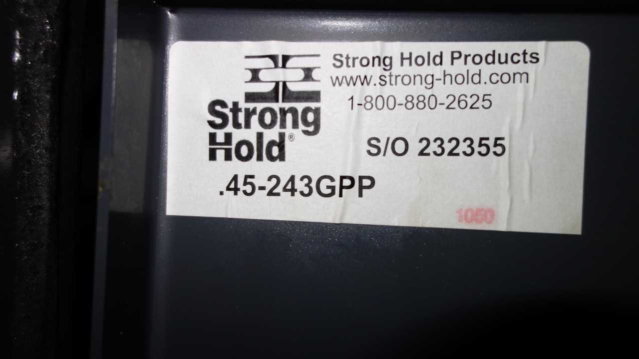 STRONG HOLD 45-243GPP 4 SHELF 2 DOOR STEEL CABINET - TOOL STORAGE