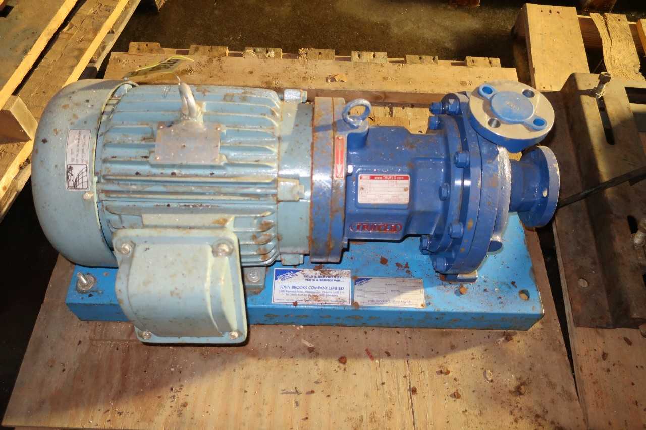 JOHN BROOKS TRUFLO MAP.1.5X1-6 1X1.50 7.5HP STAINLESS CENTRIFUGAL PUMP - CENTRIFUGAL PUMP