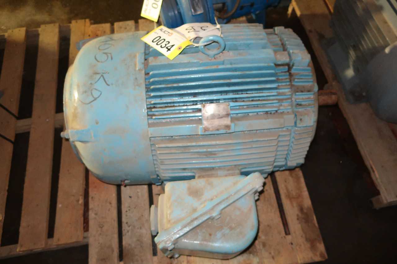 WESTINGHOUSE 405TS 100HP 575-VAC ELECTRIC MOTOR - ELECTRIC MOTORS