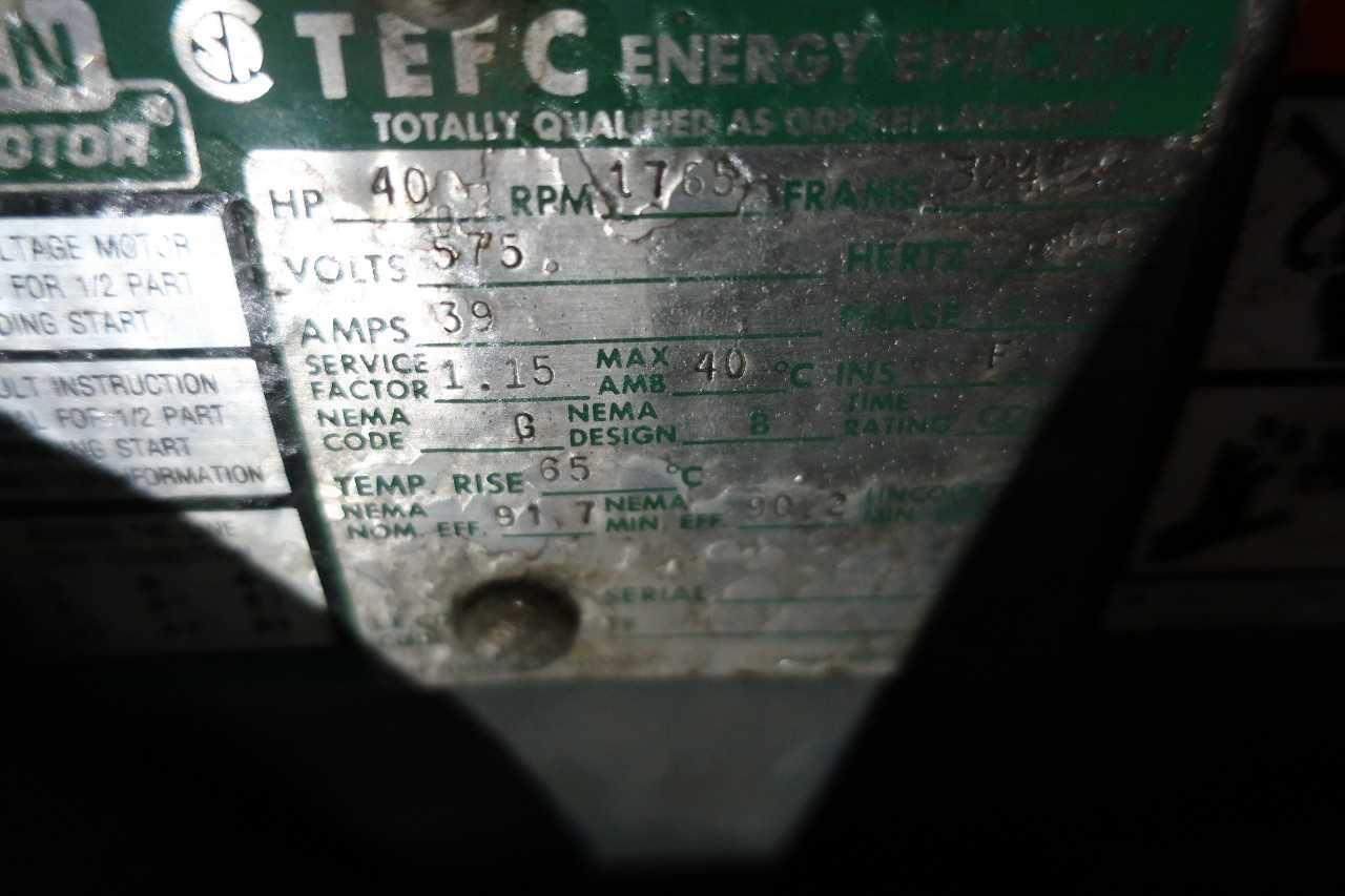 LINCOLN 324T 40HP 575V-AC ELECTRIC MOTOR - ELECTRIC MOTORS