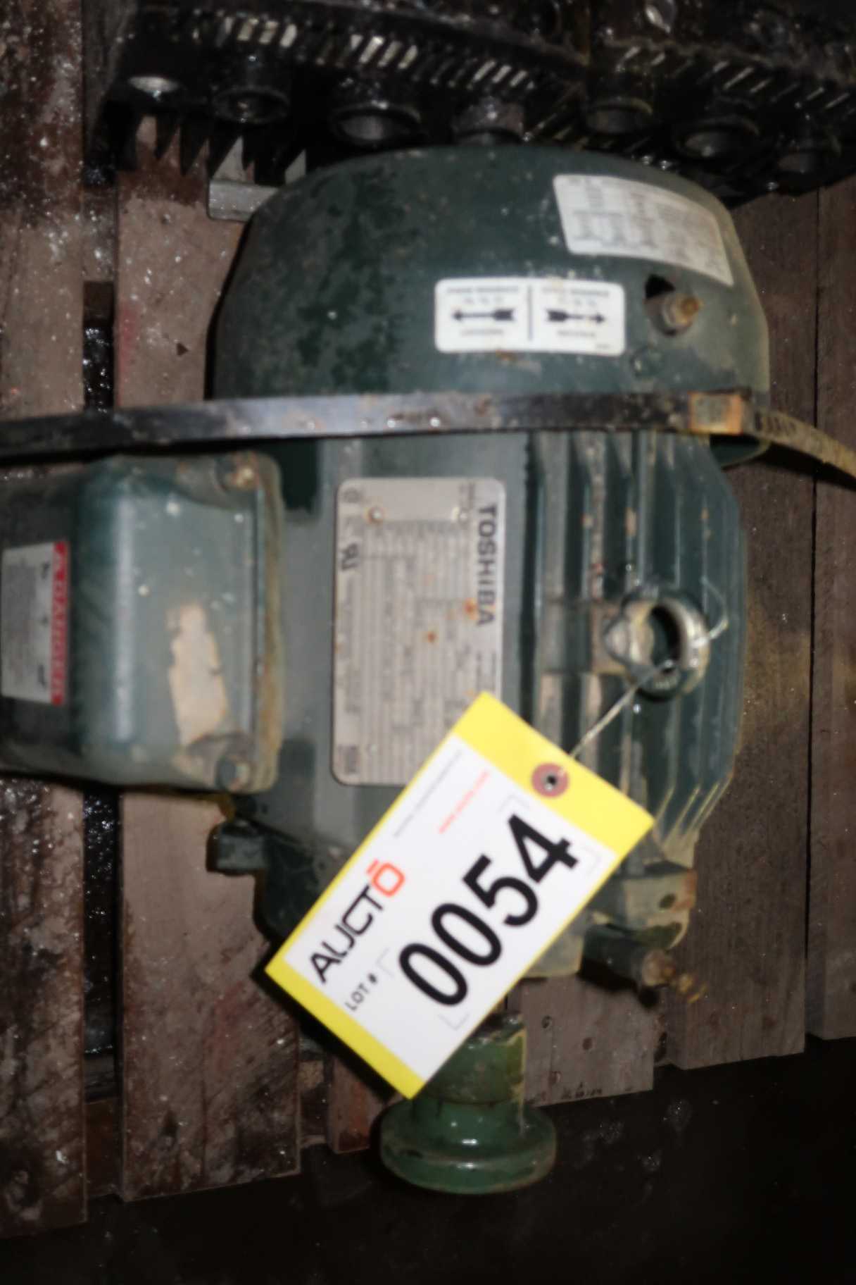 TOSHIBA 184T 5HP 575V-AC ELECTRIC MOTOR - ELECTRIC MOTORS