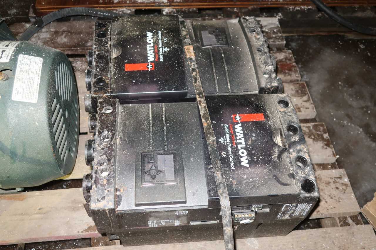 LOT OF 2 WATLOW PC20-F25C-0000 SOLID STATE POWER CONTROL DRIVE - ELECTRICAL COMPONENTS