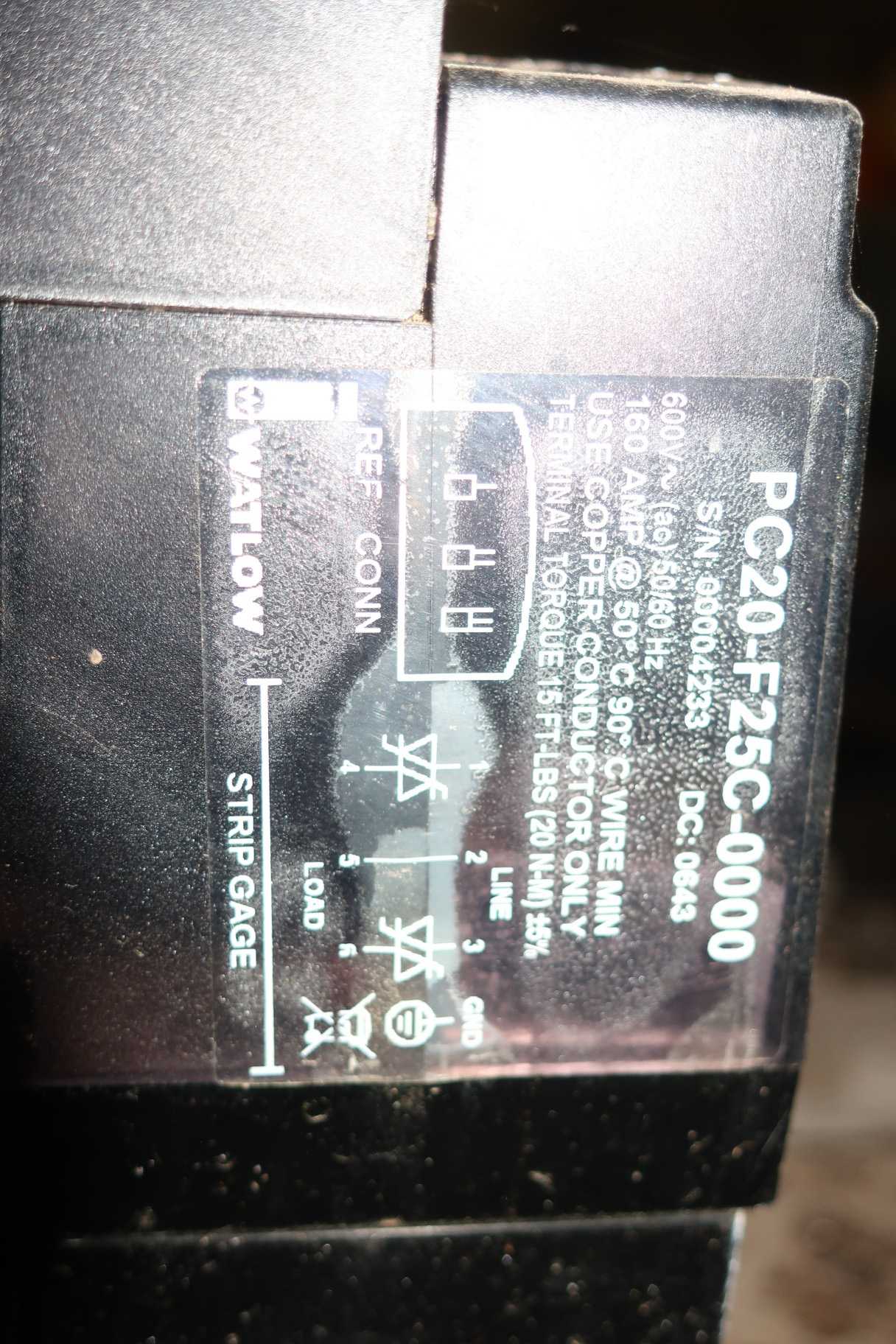 LOT OF 2 WATLOW PC20-F25C-0000 SOLID STATE POWER CONTROL DRIVE - ELECTRICAL COMPONENTS