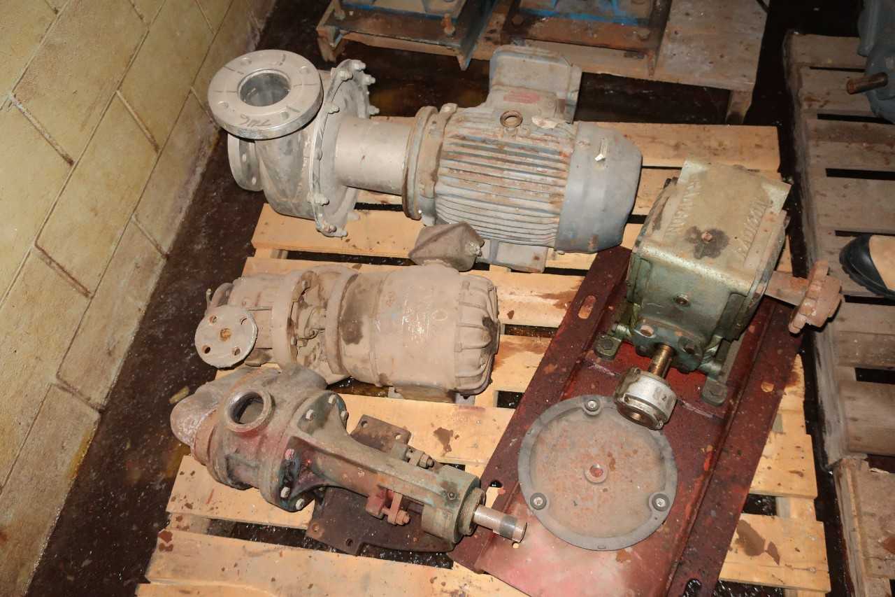PALLET OF ASSORTED GEAR, CENTRIFUGAL PUMP, VIKING, BROOK CROMPTON,RADICON - CENTRIFUGAL PUMP