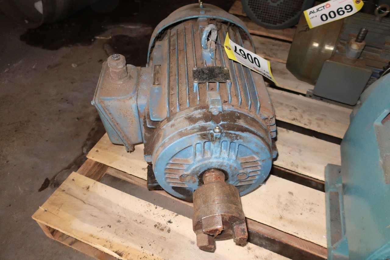 WEG 256T 20HP 575V-AC ELECTRIC MOTOR - ELECTRIC MOTORS