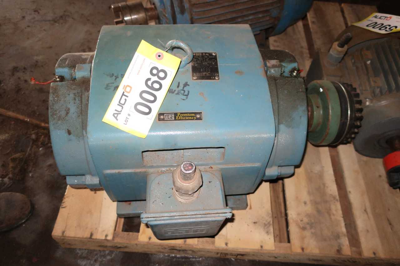 WEG 286T 30HP 575V-AC ELECTRIC MOTOR - ELECTRIC MOTORS