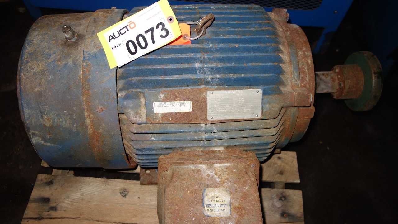 SIEMENS 324T 40HP 575V-AC ELECTRIC MOTOR - ELECTRIC MOTORS