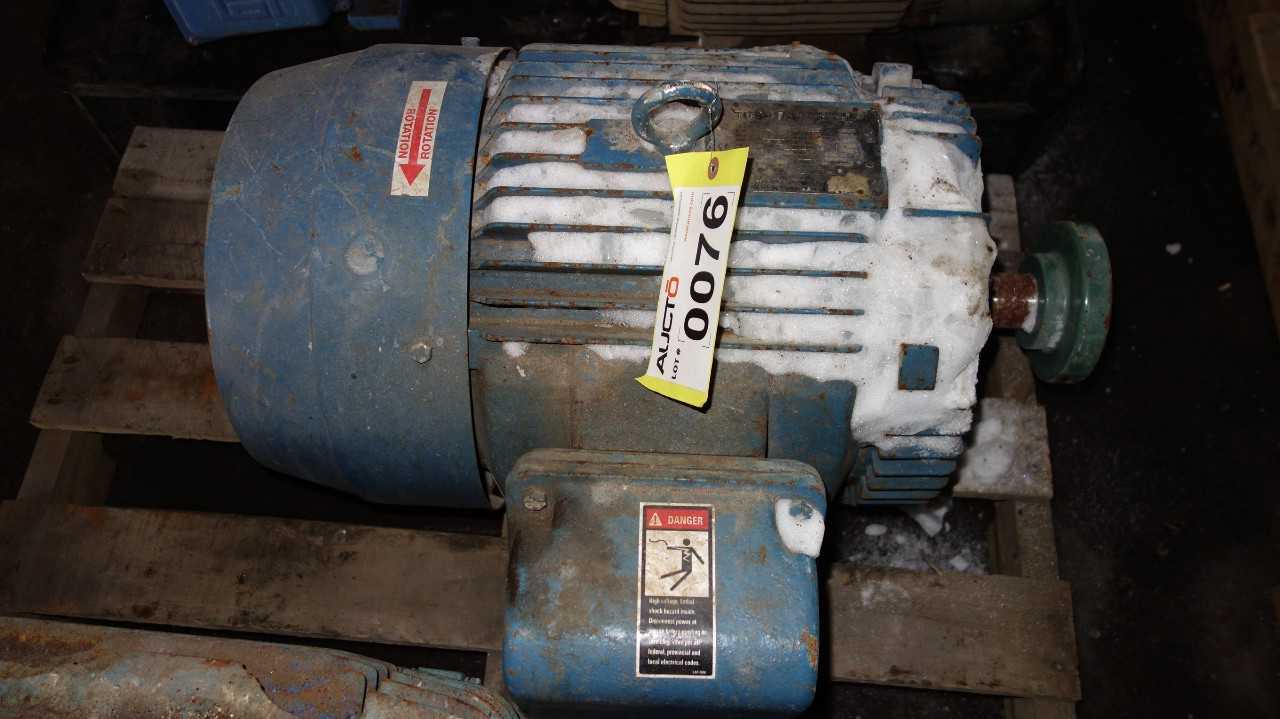 TOSHIBA 284T 25HP 575V-AC ELECTRIC MOTOR - ELECTRIC MOTORS