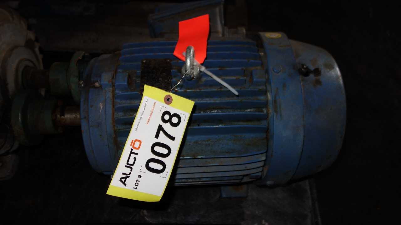 WEG 254T 15HP 575V-AC ELECTRIC MOTOR - ELECTRIC MOTORS