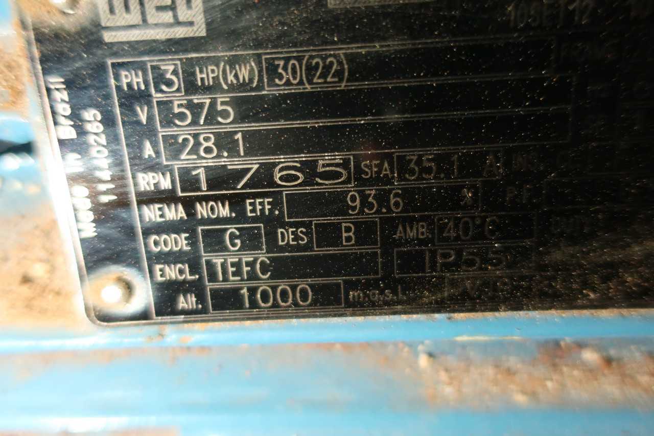 NEW WEG 286T 30HP 575V-AC MOTOR - ELECTRIC MOTORS