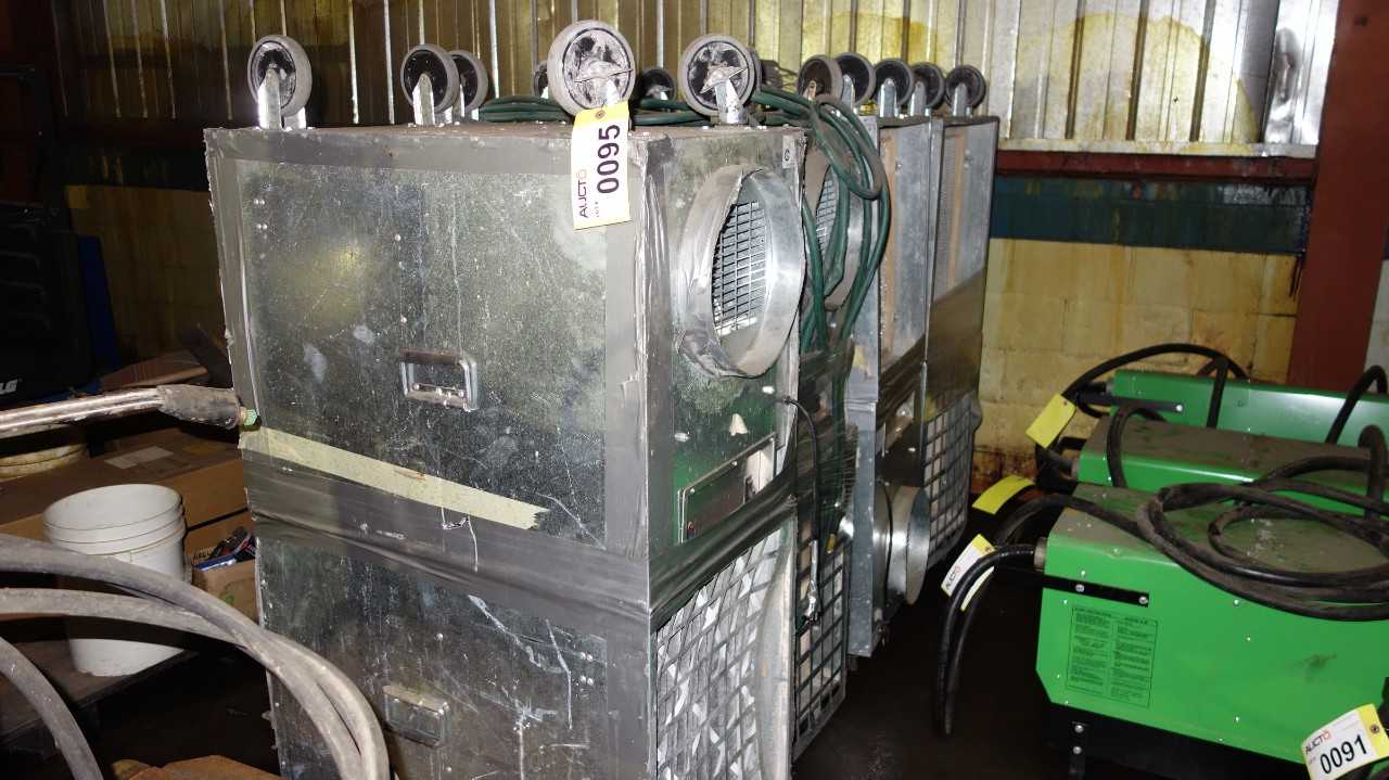 LOT OF 8 OMNI-AIRE 2000C 115V-AC AIR FILTRATION SYSTEM - PLANT & FACILITY