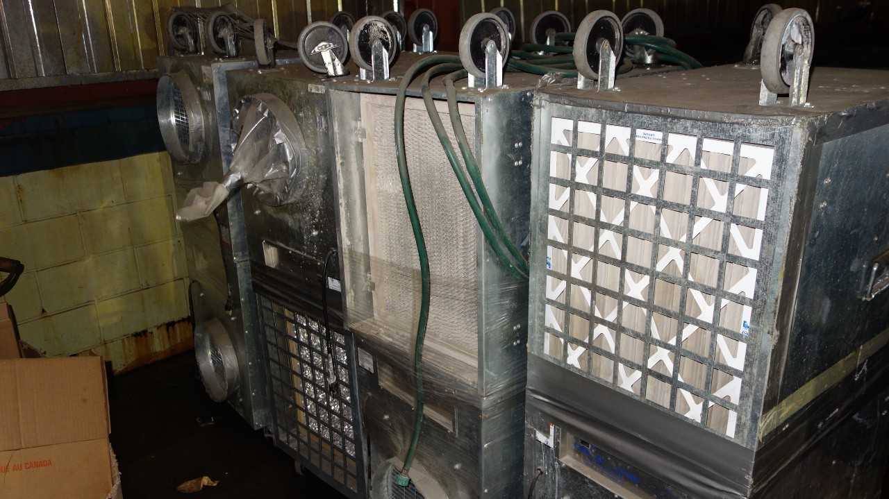 LOT OF 8 OMNI-AIRE 2000C 115V-AC AIR FILTRATION SYSTEM - PLANT & FACILITY