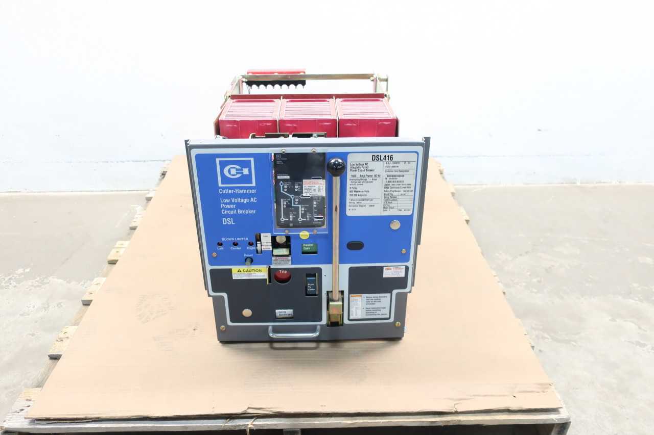 CUTLER HAMMER DSL 416 1600A CIRCUIT BREAKER - SWITCHGEAR