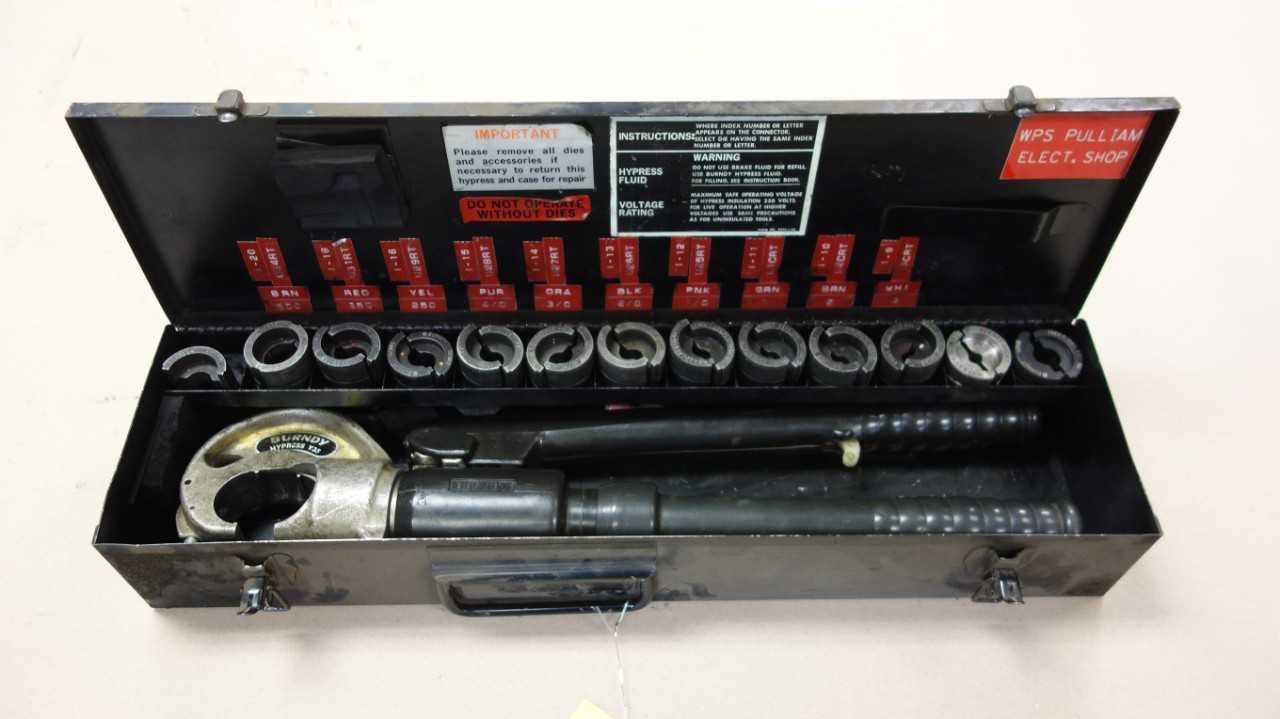 BURNDY Y39 HYPRESS Y35 CRIMPING TOOL - MACHINING EQUIPMENT