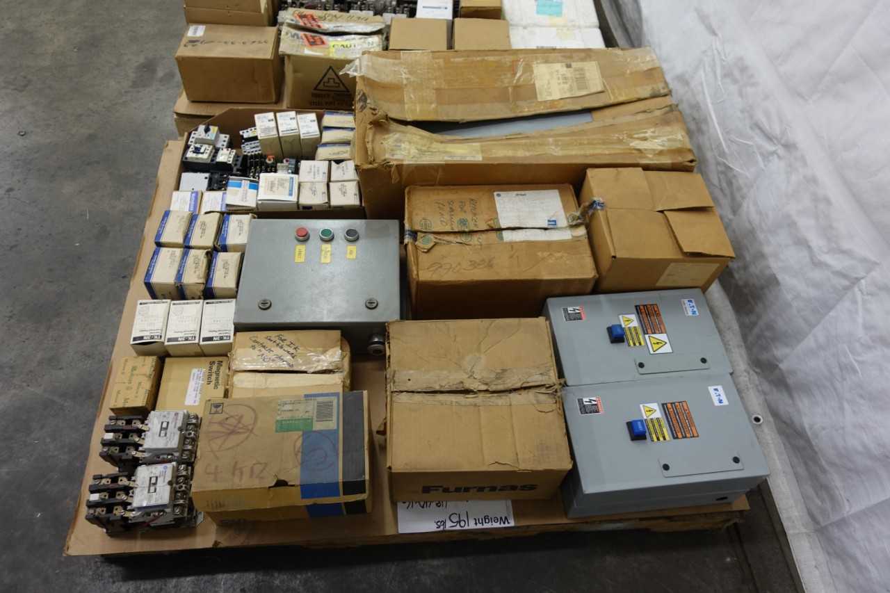 2 PALLETS OF ASSORTED MOTOR STARTERS - MOTOR STARTERS